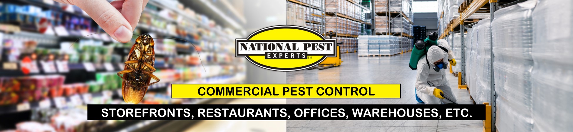 National Pest Experts - Commercial & Industrial exterminating and pest control in South Huntington, NY
